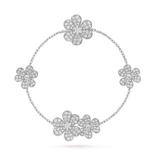 Frivole bracelet, 5 flowers